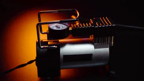 New 12 volt car compressor Stock Footage 330339019