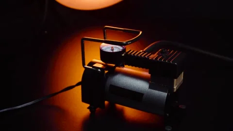 New 12 volt car compressor Stock Footage 330339040