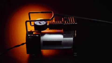New 12 volt car compressor Stock-Footage 330339076