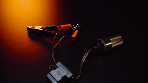 New 12 volt car compressor Stock Footage 330339200