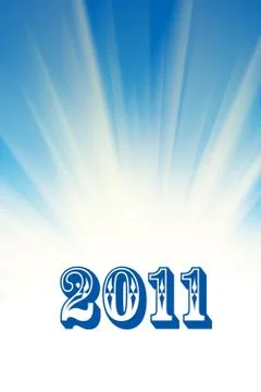 New 2011 year Ilustração Stock