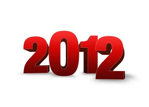 New 2012 year background. Stock Photos
