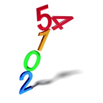 New 2015 year Stock Illustration