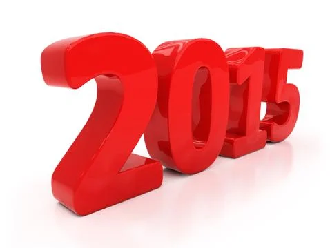 New 2015 year Stock Illustration