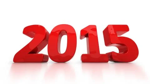 New 2015 year Illustrazione stock
