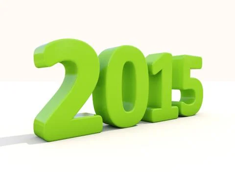 New 2015 year Stock Illustration