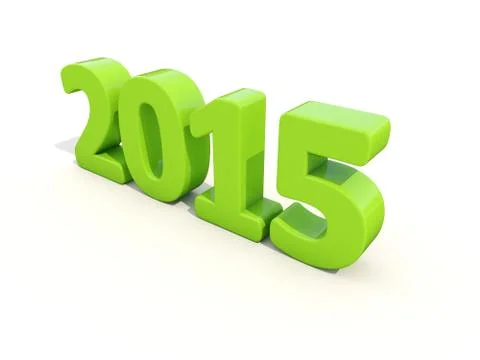 New 2015 year Stock Illustration