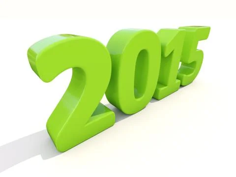 New 2015 year Stock Illustration