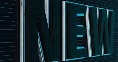 New. 3D Promotion Intro. Text Logo Stock Footage 140978651