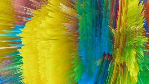 New Abstract Ecplosion Stock Illustration