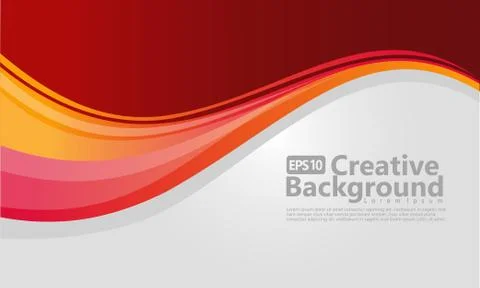 New abstract wave style creative background Stock Illustration