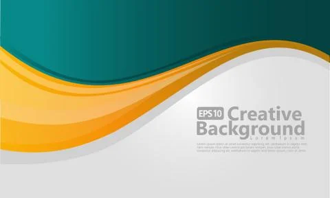 New abstract wave style creative background Stock Illustration