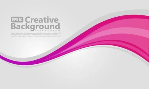 New abstract wave style creative background Stock Illustration