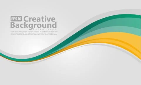 New abstract wave style creative background Stock Illustration