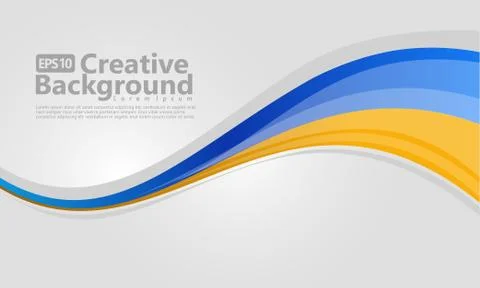 New abstract wave style creative background Stock Illustration