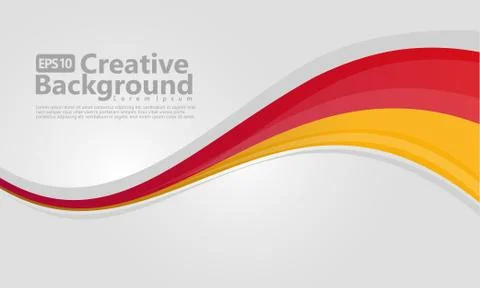 New abstract wave style creative background Stock Illustration