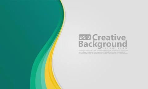 New abstract wave style creative background Stock Illustration