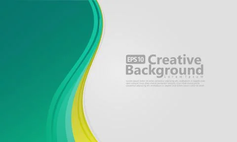 New abstract wave style creative background Stock Illustration