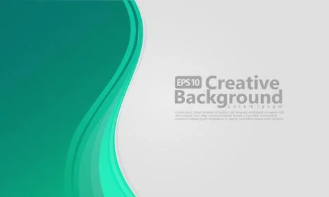 New abstract wave style creative background Stock Illustration