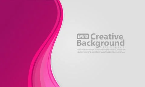New abstract wave style creative background Stock Illustration