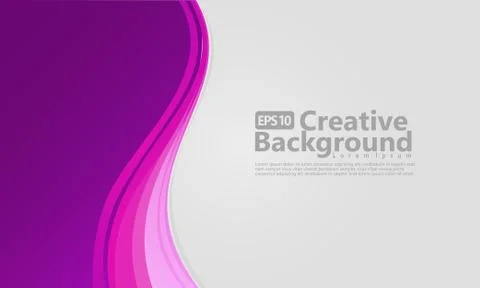 New abstract wave style creative background Stock Illustration