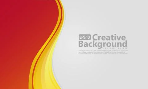 New abstract wave style creative background Stock Illustration