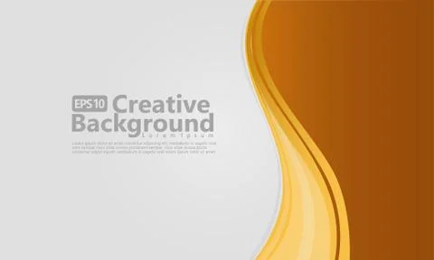 New abstract wave style creative background Stock Illustration