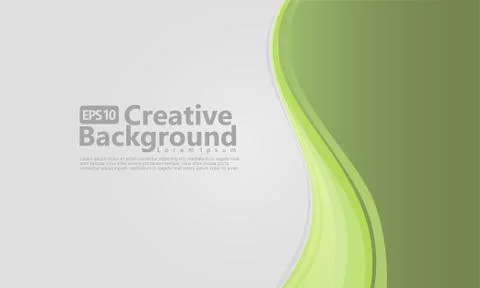 New abstract wave style creative background Stock Illustration