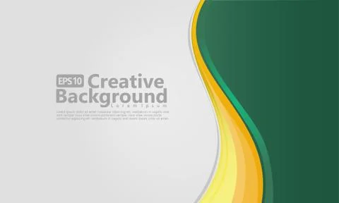 New abstract wave style creative background Stock Illustration