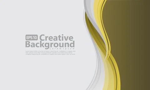 New abstract wave style creative background Stock Illustration