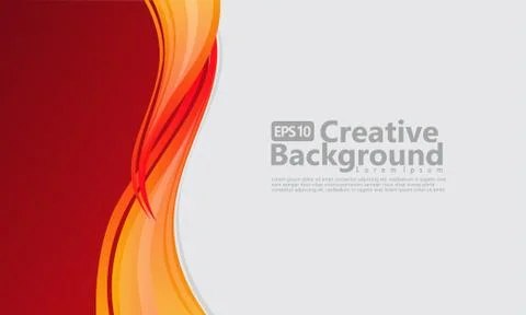 New abstract wave style creative background Stock Illustration