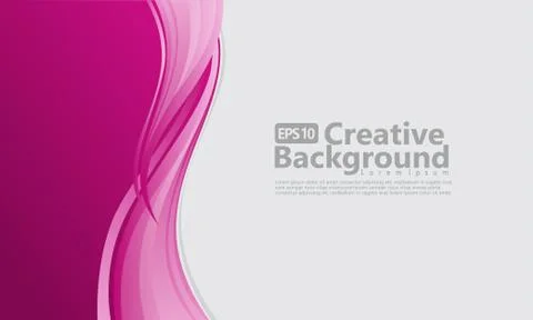 New abstract wave style creative background Stock Illustration