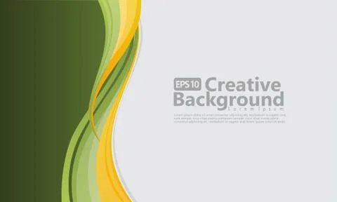 New abstract wave style creative background Stock Illustration