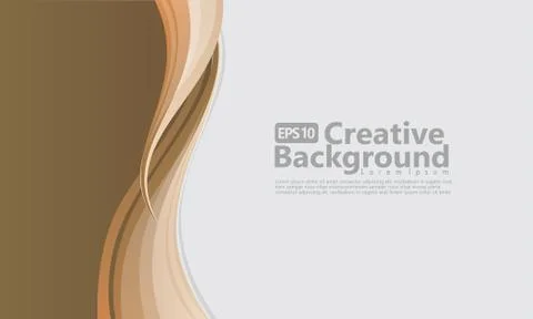 New abstract wave style creative background 库存插图