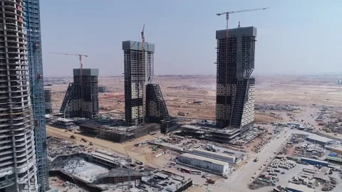 New Administrative Capital Stock Footage 247273648