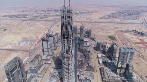 New Administrative Capital Stock Footage 247273704