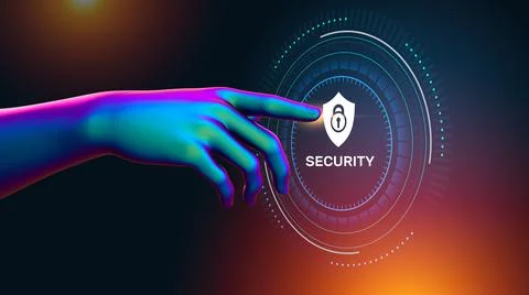 New age security Stock Illustration