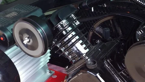 New air compressor unit being transported in the trunk of a car Vídeo Stock 333582786