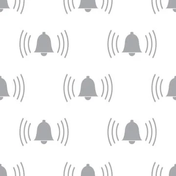 New Alarmclock seamless pattern Stock Illustration