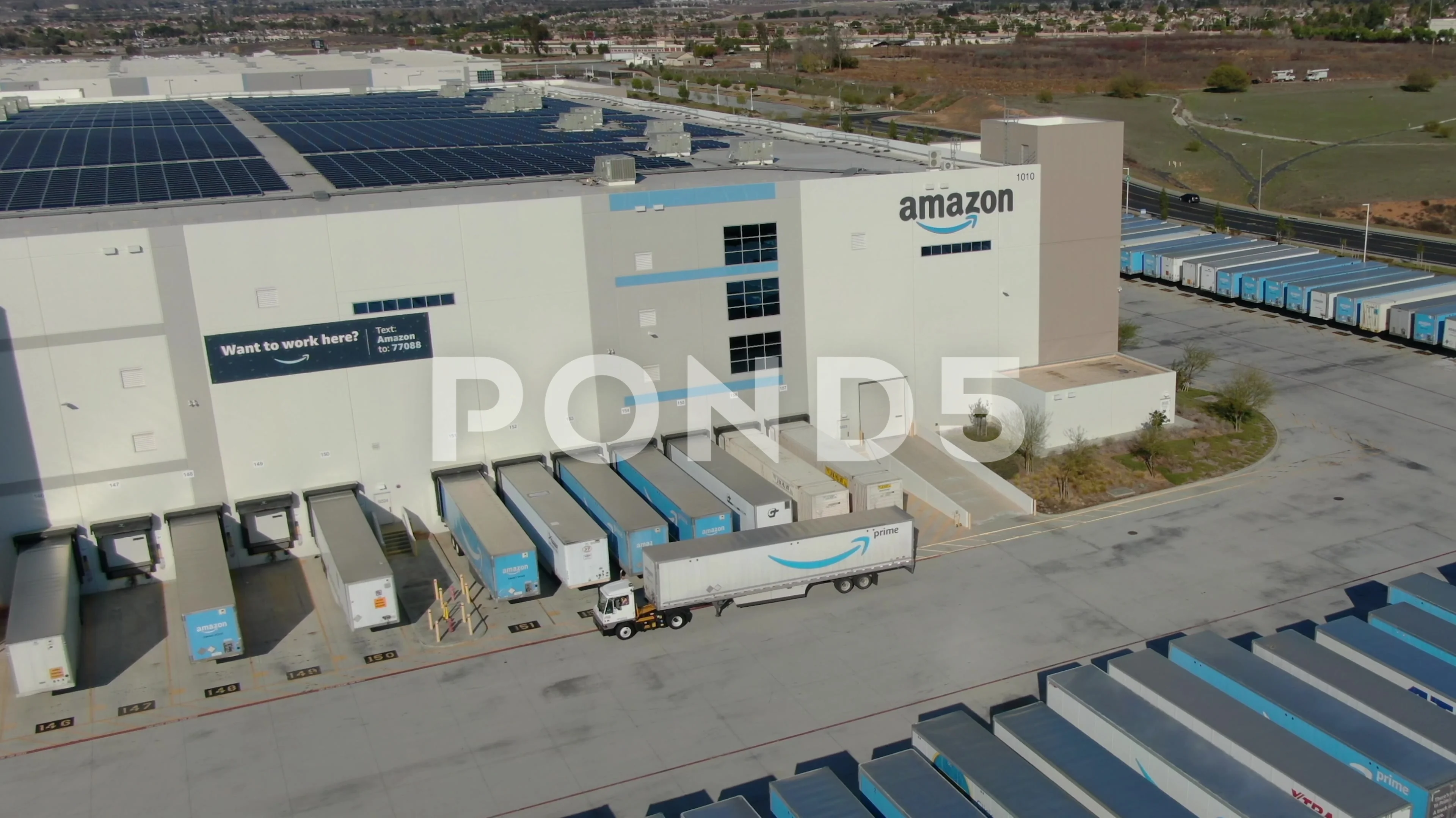 New Amazon warehouse in Beaumount California