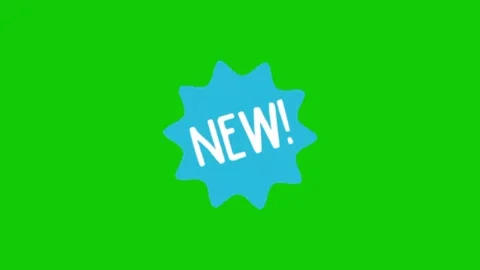 New animation text on green screen 库存影片 331967265
