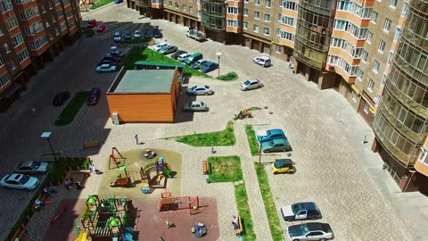 New apartment building Stock Footage 137261318