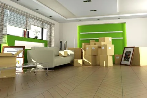 New apartment Stock Illustration