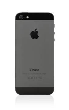 New apple iphone 5 back side Stock Photos