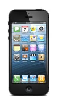 New apple iphone 5 스톡 일러스트
