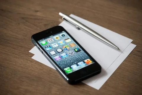 New apple iphone 5 Stock Photos