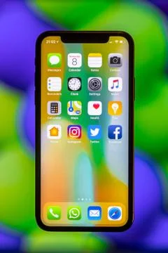 New Apple IPhone X Stock Photos