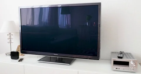 New Apple TV Oled 4k tv Stock Footage 79406927