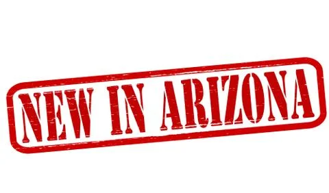 New in Arizona Stock Illustration