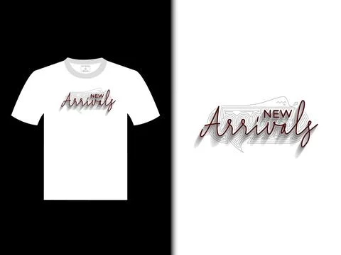 New Arrival Vector T-Shirt Design Stock Illustration